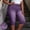 Purple, variant on Tqcoqu Women's Faux Jeans Print Capris High Waist Pull On Knit Non-Denim Pants with Decorative Pockets,Sky Blue,Women's S-XXL