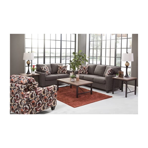 American Furniture Classics 8-020-A329B Urban Loft Charcoal Gray Loveseat
