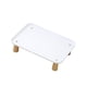 thumbnail image 5 of Soporte elevado para cuenco para gatos, cómodo, lavable, protege el cuello, suministros para mascotas, soporte para plato de alimentación para Blanco, 5 of 9