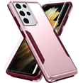 thumbnail image 1 of for Samsung Galaxy S21 Ultra Case, S21 Ultra Case with Screen Protector,[Military Grade Drop Tested] Heavy-Duty Tough Rugged Shockproof Protective Phone Case for Galaxy S21 Ultra 6.8 inch (Pink), 1 of 6
