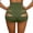 Army Green-A, variant on Women's High Waist Cutout Booty Shorts Strappy Scrunch Mini Hot Pants Ripped Butt Lift Yoga Dance Bottoms Light Blue-A