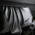 thumbnail image 5 of DISANGNI 100% Mulberry Silk Silk Pillowcase, Used for Hair and Skin, Envelope Type, Silk on one Side and Tencel on The Other Side, 1pc (Dark Gray, 1 pc Standard Size 20"x26"), 5 of 7