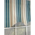 thumbnail image 3 of RLF Home Elisa Stripe Regal 100% Cotton with Fully Lined 3" Rod Pocket High Quality Spot Clean Valance 50" x 17" Blue, 3 of 4