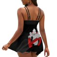 thumbnail image 4 of Ghostbusters Women's Split Skirt Swimwear Two-Piece Swimsuit Backless Bikini Set Summer Holiday Beach Adjustable Bathing Suit, 4 of 6