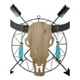 thumbnail image 3 of 18"L Western Dreamcatcher Feathers Crossed Arrows Tribal Cow Skull Wall Decor, 3 of 9