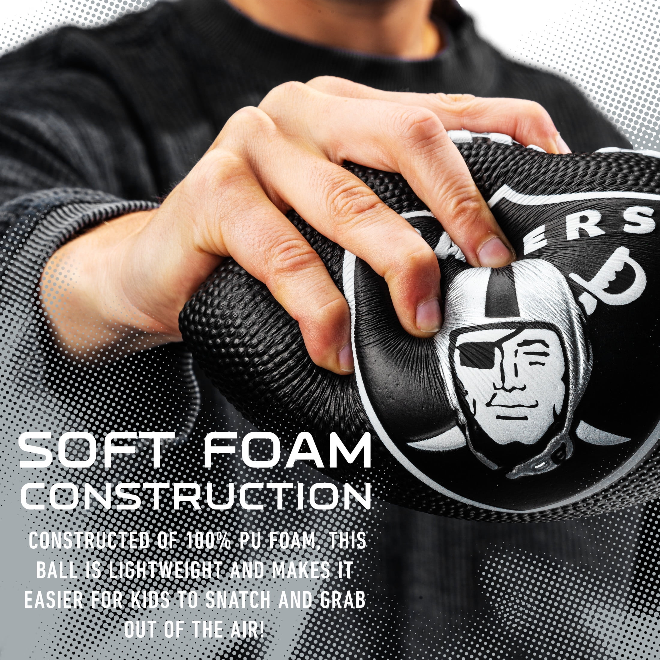 Franklin Sports Las Vegas Raiders 8.5 Foam Football
