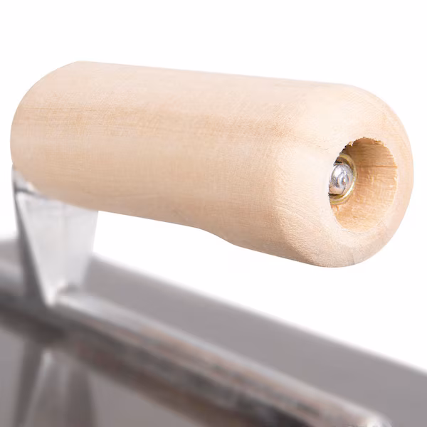 1/4 in. Flat Top V-Notch Pro Wood Flooring Trowel with Wood Handle
