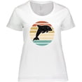 thumbnail image 3 of Inktastic Dolphin Cute Beach and Vacation Women's Plus Size T-Shirt, 3 of 5