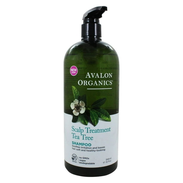 Avalon Organics - Shampooing Traitement du Cuir Chevelu Arbre à Thé - 32 fl. oz.