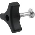 thumbnail image 4 of 2PCS Lawn Mower Handrail Handle Screws Black Plastic Triangle Handle Knob Nut Screws for Mower, 4 of 5