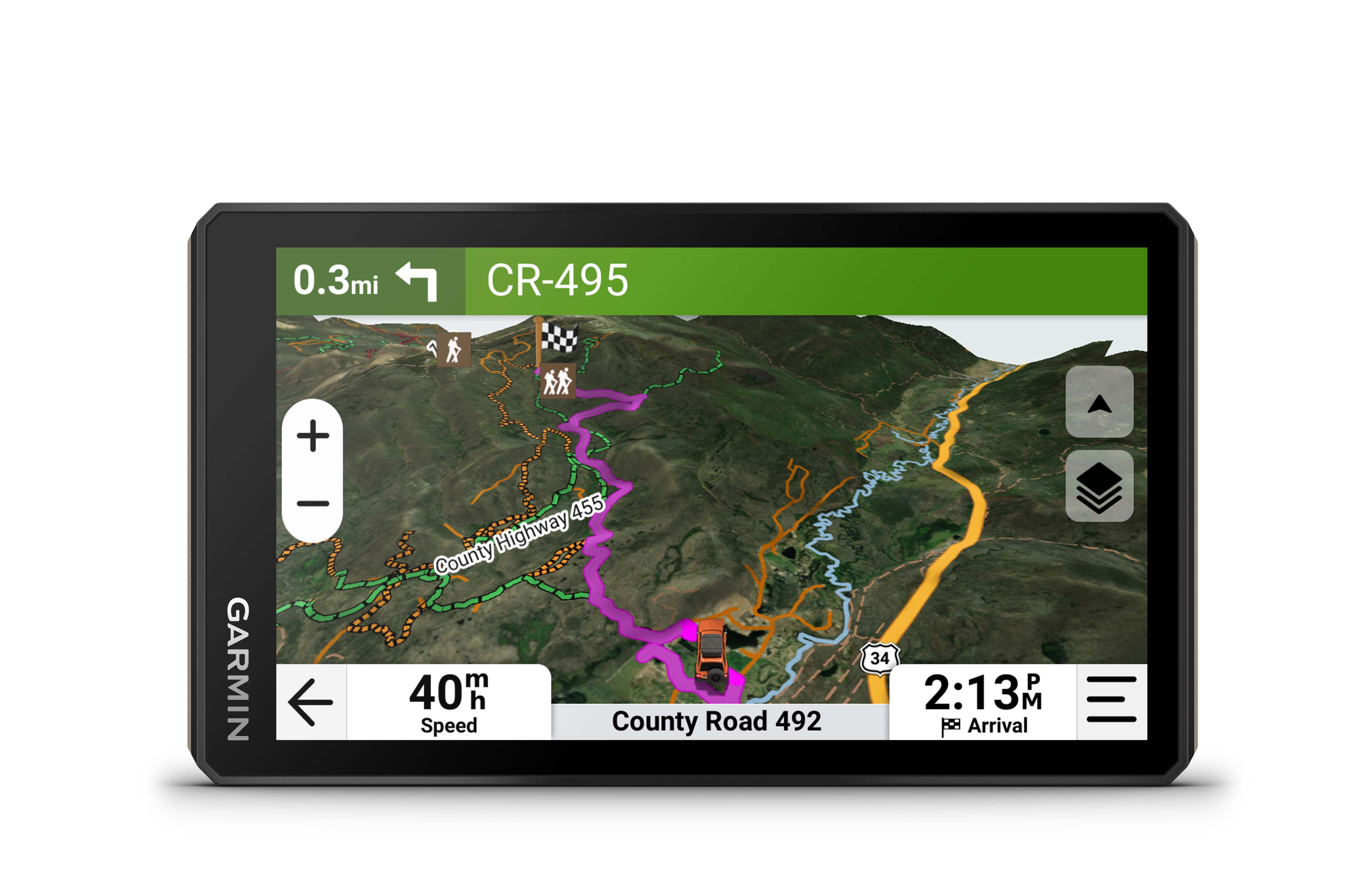 Garmin Tread® 2, Powersport Navigator, 6" Glove-Friendly Display, Built for Extreme Weather, Preloaded Mapping, Snowmobile Trails for U.S. and Canada