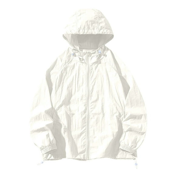 Timdgard Zip up Jackets for Men Fall Lightweight Loose Lightweight Sun Protective Long Sleeve Jackets Outdoor