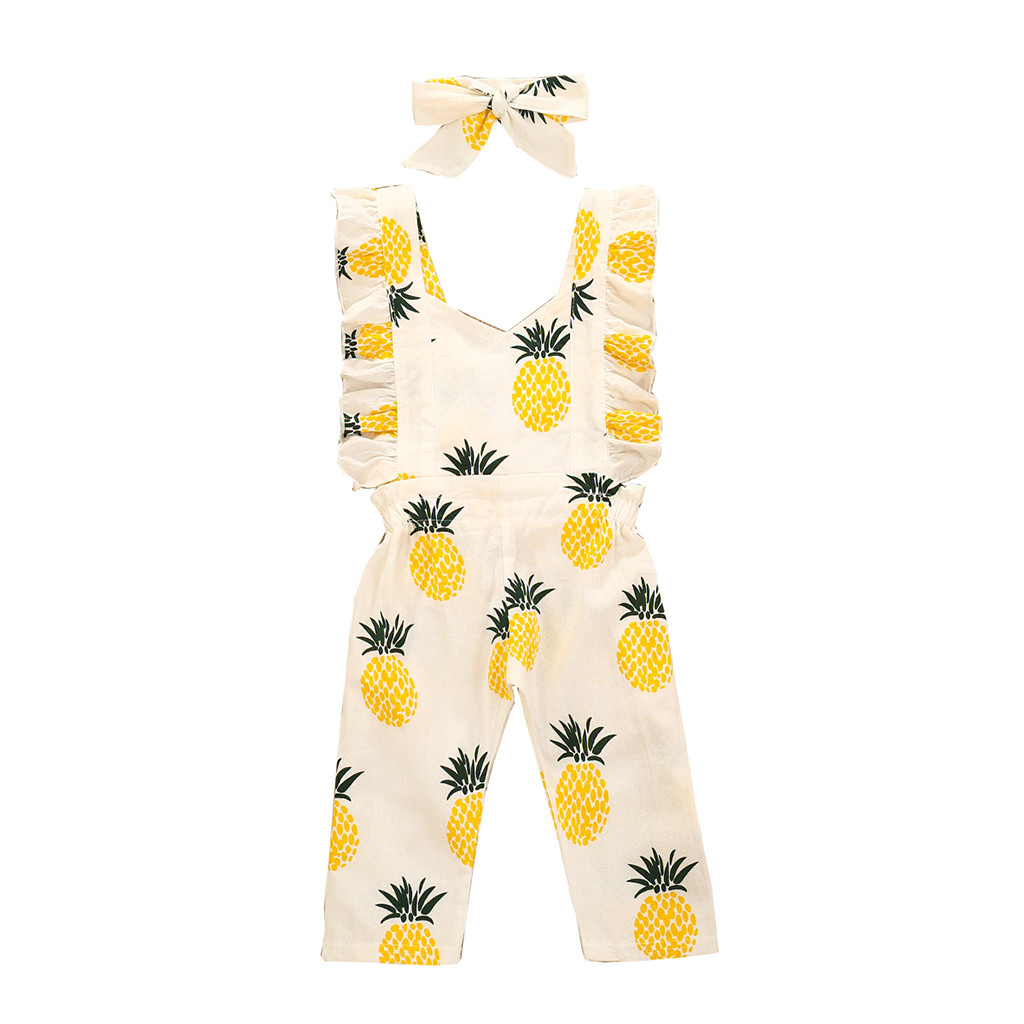 fruit print jumpsuit