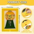 thumbnail image 2 of Candy Dispenser Picture Hanging Frame, Gumball Machine In A Frame, Fast Distribution Candies, Nuts, Dog & Cat Treats, Suitable For Birthday & Holiday Gifts (Yellow), 2 of 4
