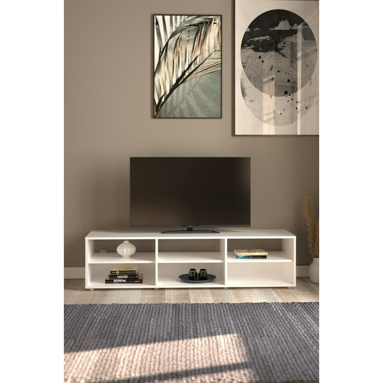 6 shelf cheap tv stand