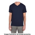 thumbnail image 2 of Playera Fruit of the Loom Para hombre cuello v, algodón sustentable, azul marino, talla EG, 2 of 4