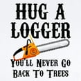 thumbnail image 2 of CafePress - Hug A Logger You'll Never Go Back To Tre Body Suit - Baby Light Bodysuit, Size Newborn - 24 Months, 2 of 4
