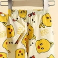 thumbnail image 4 of Faraee Boys Girls Pajamas 2-Piece Soft Cotton Short Sleeve and Pants Set Summer Toddler Sleepwear Cute Print Kids PJs (9-10 Years,Yellow), 4 of 5
