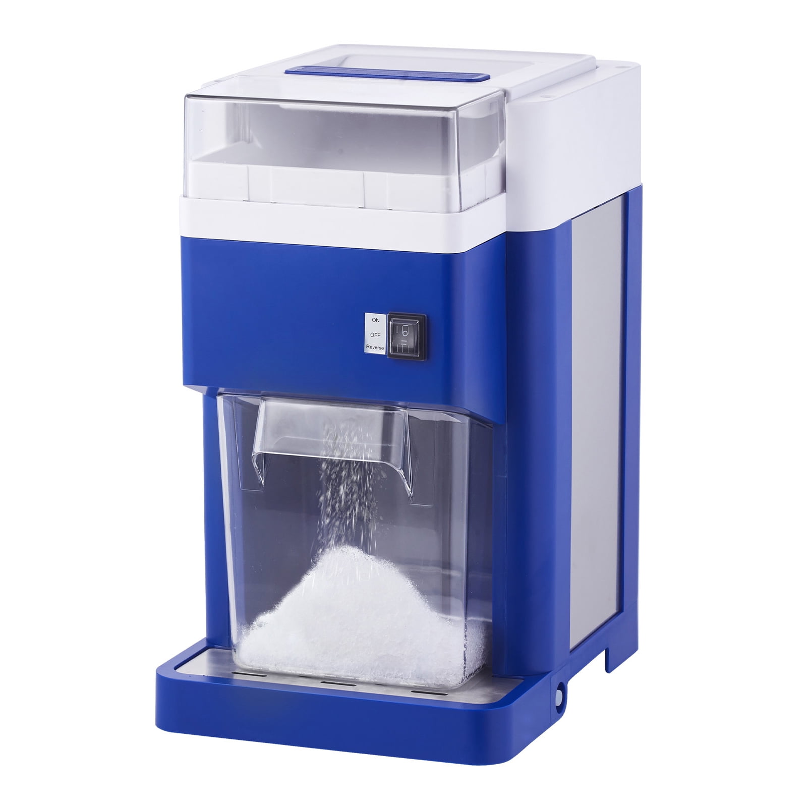 KFFKFF Commercial Ice Shaver Machine, 1.91QT / 1.8L Electric Snow Cone Maker, Fine & Fluffy Ice with 300W Motor, Stainless Steel Blades, Shaved Ice Machine for Home, Parties, Restaurants