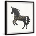 thumbnail image 2 of Marmont Hill Unicorn Believer Framed Wall Art, 18.00" x 1.50", 2 of 6