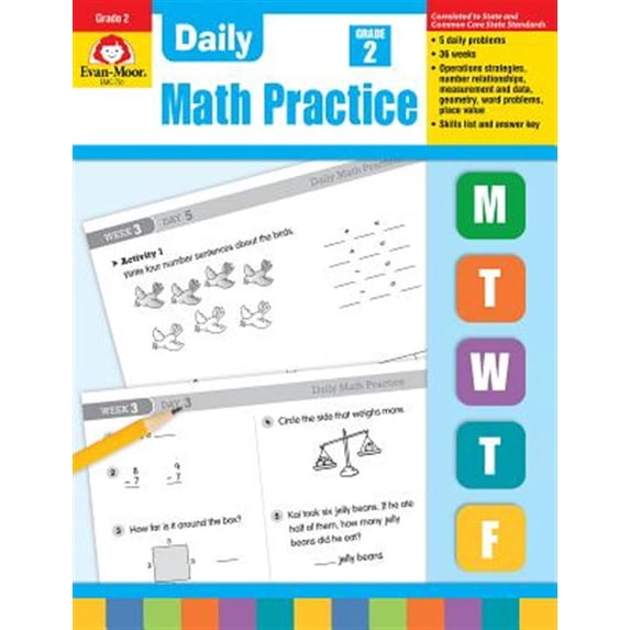 Pre-Owned Daily Math Practice, Grade 2 Paperback
