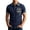 A#Blue427, variant on Men's Munich City Vintage Graphic T-Shirt Rib Trim Short Sleeve Bavarian Holiday Tops