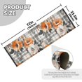 thumbnail image 5 of Yayeee Runner Rug for Bedroom 2'x6' Machine Washable Hallway Non Slip Mat, Plaid Floral, 5 of 8