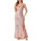 thumbnail image 2 of Vestido de Noche de Lentejuelas INSPIRE CHIC para Mujeres con Escote en V y Tirantes Espagueti, Vestido Largo con Abertura, 2 of 6