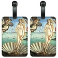 thumbnail image 1 of Botticelli: Venus - Luggage ID Tags / Suitcase Identification Cards - Set of 2, 1 of 5