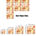 thumbnail image 3 of 10 Pieces of Geometric Square Grid Pattern Wall Stickers Fmb315 30*30Cm, Pvc Adhesive Tile Stickers 10Pcs Geometric Square Grid Wall Stickers for Kitchen Floor Furniture, 3 of 5