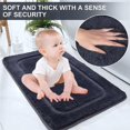 thumbnail image 4 of Lishi Gray Non-Slip Microfiber Bath Mat 50x80cm - Absorbent, Soft, Machine Washable, 4 of 5