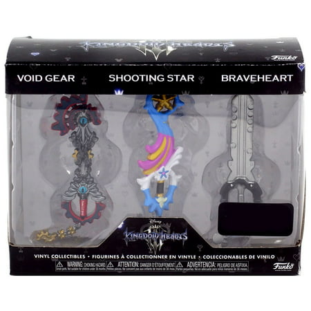 Funko Disney Kingdom Hearts 3 Keyblade Vinyl Collectible 3-Pack [Void Gear, Shooting Star &