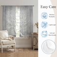 thumbnail image 5 of White Trees Sheer Curtains 63 Inch Length 2 Panels Set, Grey Omrbe Abstract Art Voile Window Treatment Rod Pocket Curtains Sheers Drapes for Bedroom/Living Room/Kitchen 52x"63"x2, 5 of 8