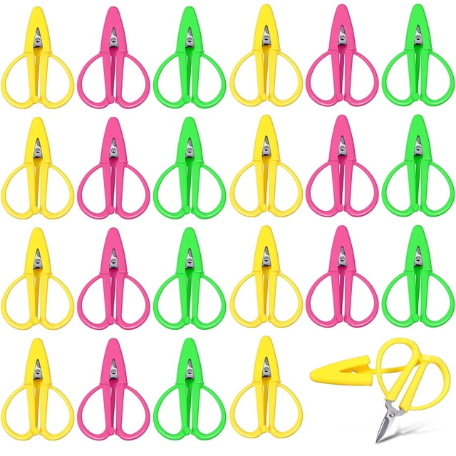 Herramienta de costura para viajes con hilo Mini Scissors Mixweer, 24 unidades