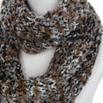 thumbnail image 3 of Super Soft Winter Multi Color Knit Infinity Loop Circle Scarf, 3 of 3