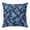 Navy Blue, variant on Throw Pillow Covers, Watercolor Floral Decorative Throw Pillow Covers 18x18 Inch, Spring Botanical Flowers Rustic Blue Square Linen Pillow Cases for Couch/Living Room/Sofa