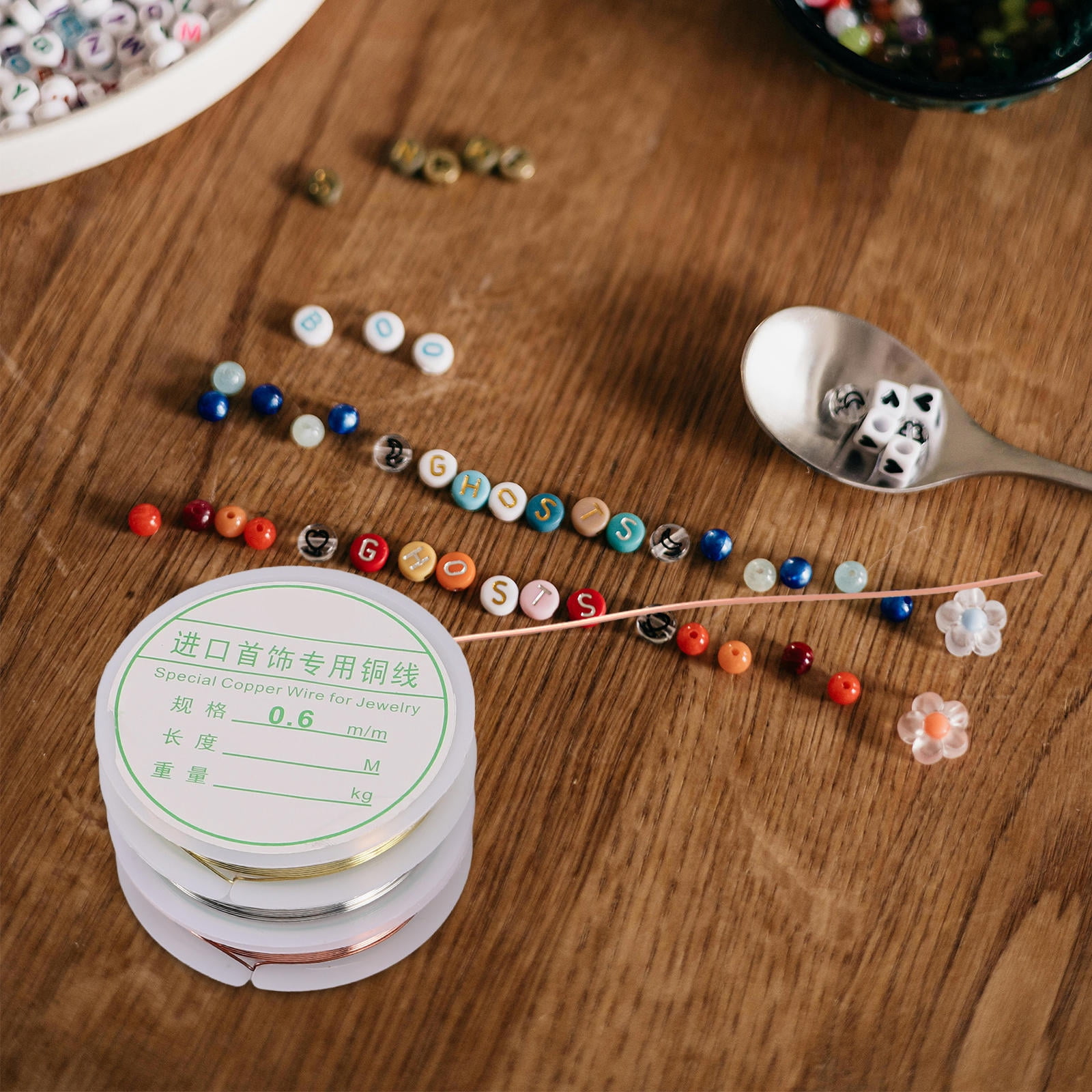 OFFIGAM Flexible Tarnish Proof Copper Wire for Jewelry and Creative DIY Beading