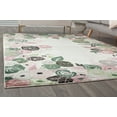 thumbnail image 2 of Rugs America Hanna VA35B Royal Blossom Pink Ivory Floral Transitional Beige Area Rug, 5'x7', 2 of 10