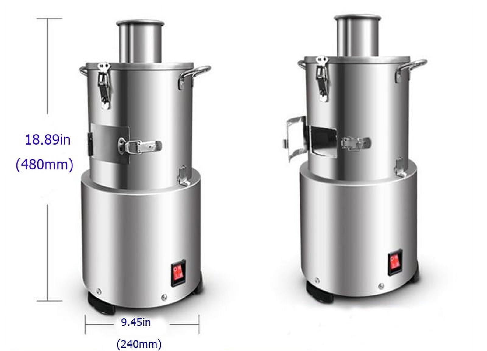 INTBUYING Automatic Electric Stainless Steel Whole Garlic Peeling Machine with Pure Copper Core Motor Household and Commercial Dry Garlic Separator