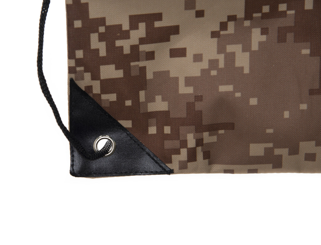 Camo Drawstring Tote Backpack | Wholesale Cinch Bags for Hunting, Hiking, Party Favors - By Mato & Hash - image 3 of 4