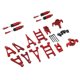 thumbnail image 4 of Repuestos para coche RC a escala 1:14, herramienta práctica de aleación de aluminio profesional Rojo, 4 of 9