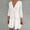F-438White, variant on ZHOGXU Women's Swimwear Cover Up Three Quarter Sleeve V Neck Solid Color Lace Trim Bohemian Elegant Comfortable Beach Dress For Beach Pool,Black,L