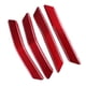 thumbnail image 1 of Tira protectora para puerta de coche, 4 Uds., antiarañazos, delantera y trasera, antichoque para el modelo Y Rojo kusrkot Tira protectora de puerta, 1 of 8