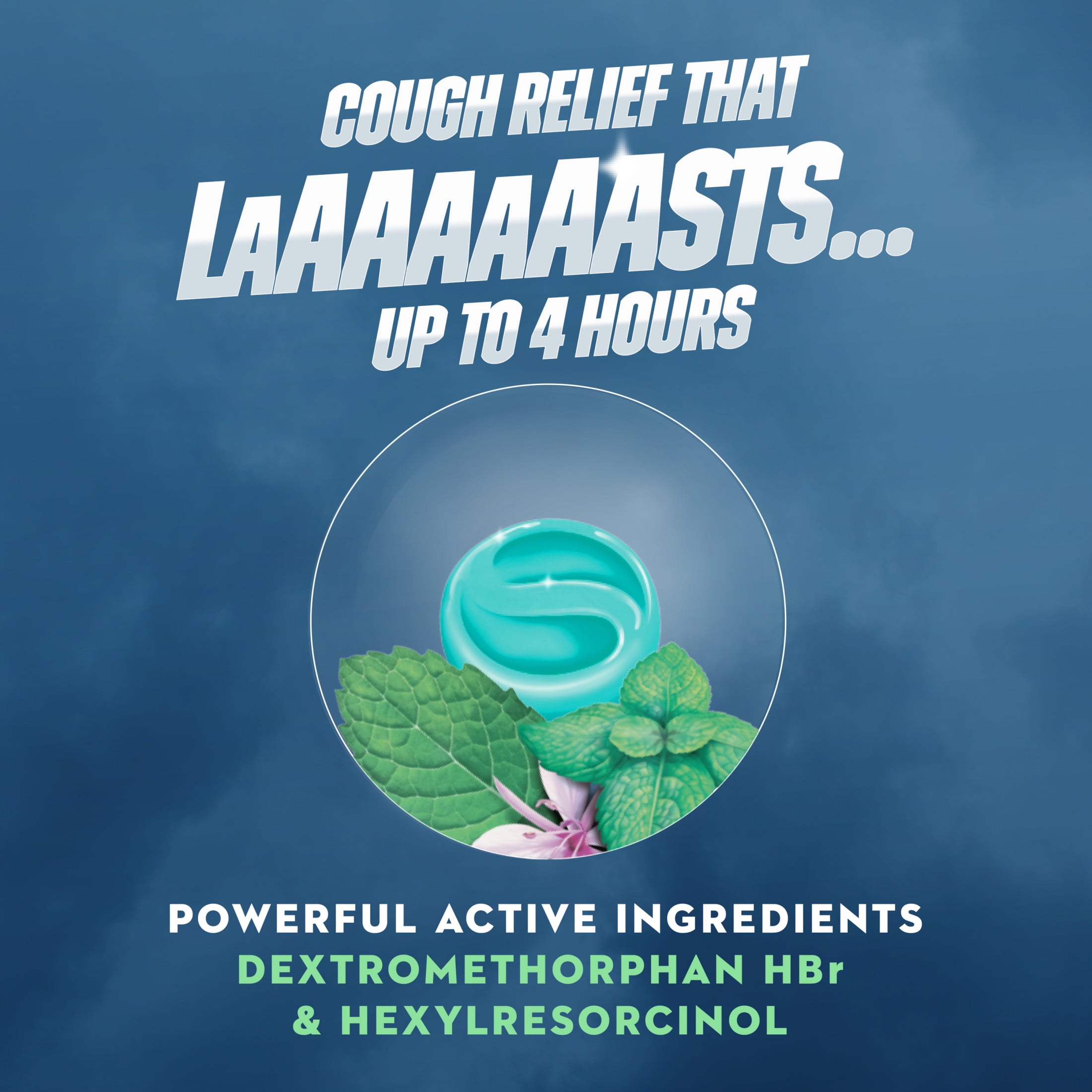 Mucinex Instasoothe Sore Throat + Cough Drops, Alpine Herbs & Fresh Mint Flavor, 40 Medicated Throat Drops