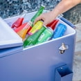 thumbnail image 4 of Permasteel 80-Qt Rolling Outdoor Cooler with Removable Basin, PS-223-AZ, Azure Blue, 4 of 21