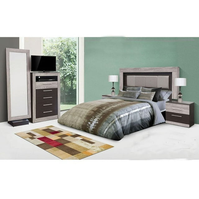 Recamara Kessa Muebles Mallorca King Size Café