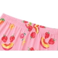 thumbnail image 5 of Topgal Rib Knit Pajama for Little Girls Toddler Snug Fit Pink Fruit Sleepwear Pjs Set Size 8, 5 of 7
