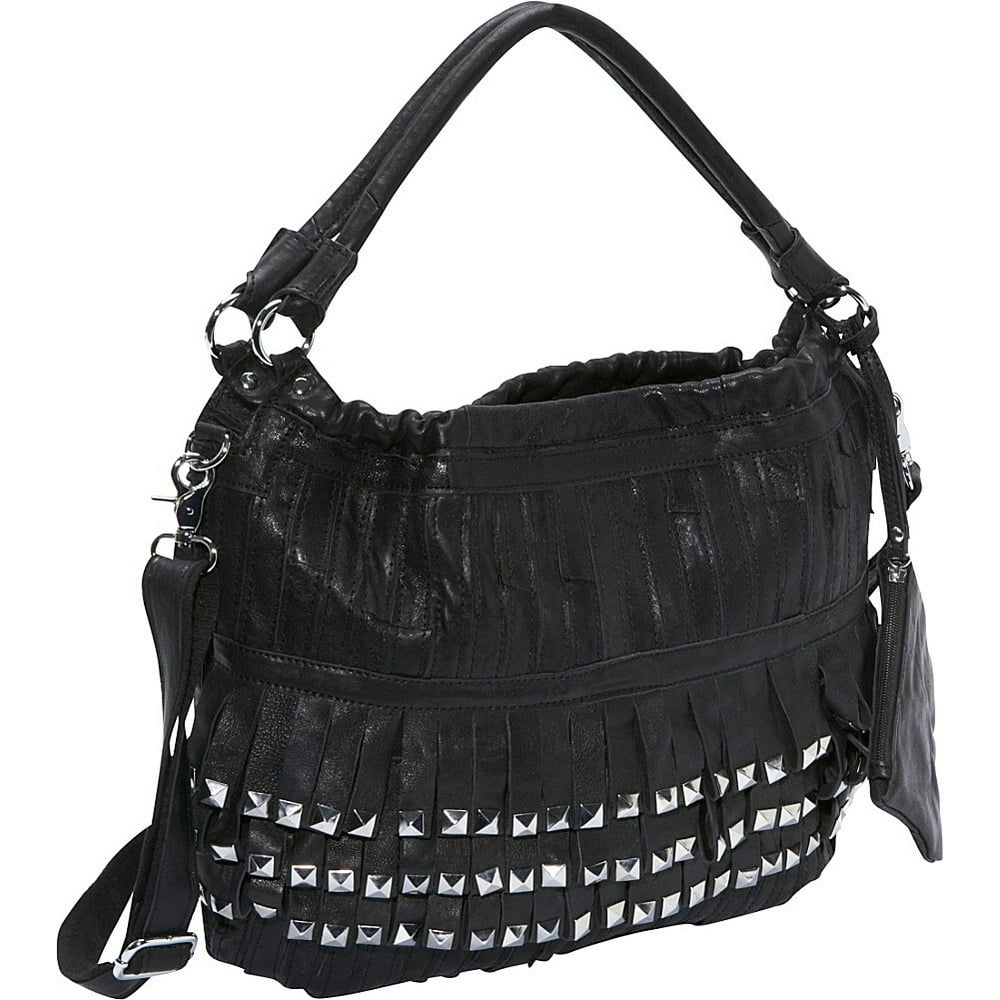 AmeriLeather - Amerileather Studded Tutu Leather Handbag - Walmart.com ...