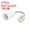 White and Silver Tone, variant on Unique Bargains E27 Light Lamp Bulb All Direction Extension Adapter Extenders 7.09" Length 2Pcs