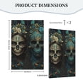 thumbnail image 2 of Skulls Gothic Day Of The Dead Skull Lovers Light Switch Cover Decorator No Device Blank Wall Plate 1-Gang Receptacle Outlet Decor, 2 of 7